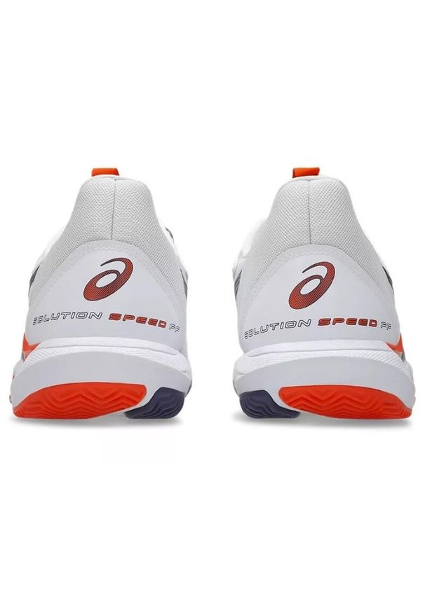 Buty do tenisa męskie Asics Solution Speed Ff 3 Clay. Kolor: biały. Materiał: materiał, syntetyk. Szerokość cholewki: normalna. Sport: tenis