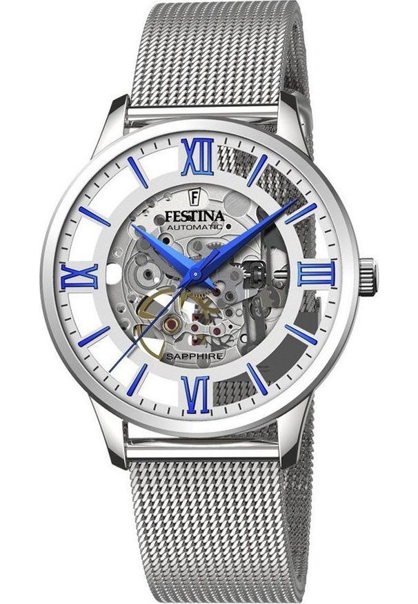 Zegarek Festina Zegarek męski Festina F20534-1 srebrny. Kolor: srebrny
