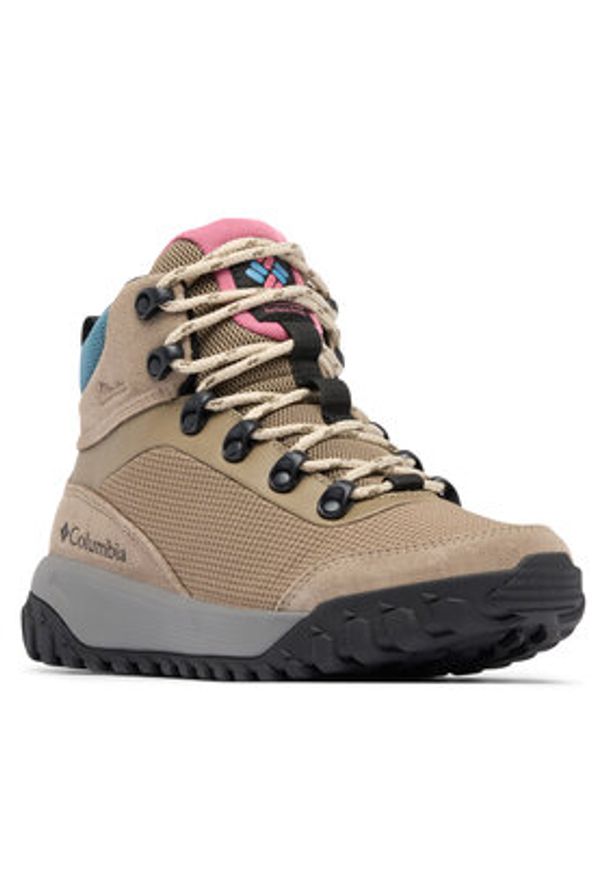 columbia - Columbia Trzewiki Burnsider™ Waterproof 2128841 Brązowy. Kolor: brązowy. Materiał: materiał