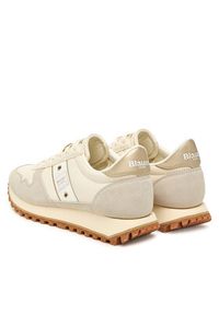 Blauer Sneakersy F5MILLEN03/LES Écru. Materiał: skóra #2