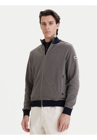 Bugatti Kardigan 8750-15142E Granatowy Regular Fit. Kolor: niebieski. Materiał: syntetyk #1