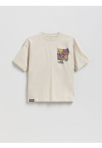 Reserved - T-shirt Yu-Gi-Oh! - jasnoszary. Kolor: szary. Materiał: bawełna, dzianina #1