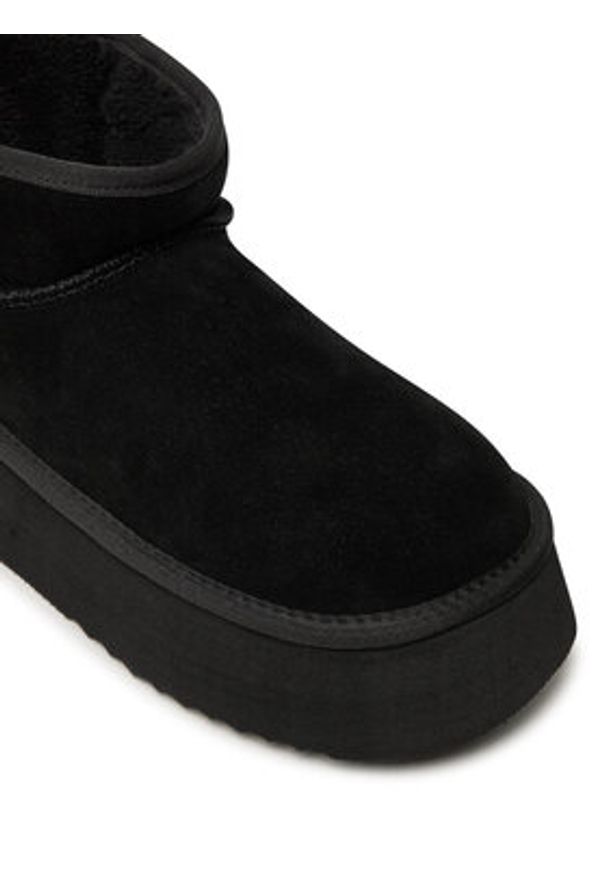 Steve Madden Śniegowce Campfire SM11002737 Czarny. Kolor: czarny. Materiał: zamsz, skóra