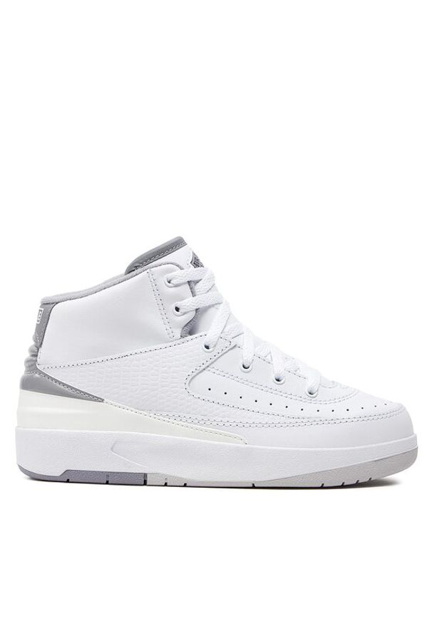 Nike Sneakersy Jordan 2 Retro (PS) DQ8564 100 Biały. Kolor: biały. Materiał: skóra