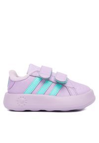 Adidas - Sneakersy adidas. Kolor: fioletowy. Wzór: motyw z bajki