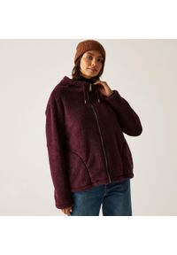 Regatta - Polar damski rozsuwany Orielle. Kolekcja: plus size. Kolor: fioletowy. Materiał: polar #1