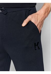 Karl Lagerfeld - KARL LAGERFELD Spodnie dresowe 705894 500900 Granatowy Regular Fit. Kolor: niebieski. Materiał: bawełna