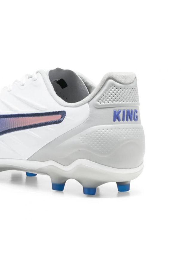 Puma - Buty piłkarskie męskie PUMA King Pro FG/AG. Kolor: biały, wielokolorowy, niebieski, szary. Sport: piłka nożna