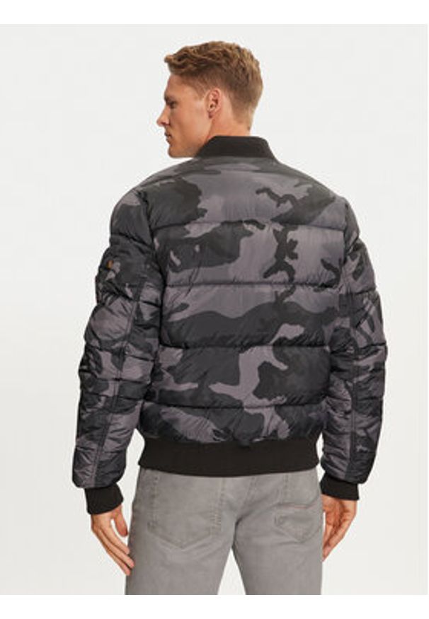 Alpha Industries Kurtka bomber 138116C Czarny Regular Fit. Kolor: czarny. Materiał: syntetyk