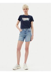 Levi's® T-Shirt A2086-0361 Granatowy Standard Fit. Kolor: niebieski. Materiał: bawełna
