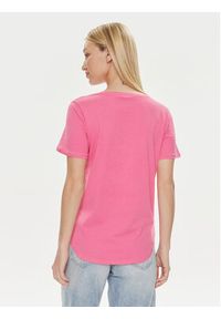 Fransa T-Shirt 20613466 Różowy Regular Fit. Kolor: różowy. Materiał: bawełna
