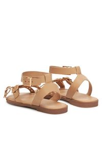 DeeZee Sandały MT3150-25S08 Beżowy. Kolor: beżowy. Materiał: skóra #7