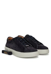 BOSS Sneakersy GaryTenn 50534292 Granatowy. Kolor: niebieski. Materiał: zamsz, skóra #5