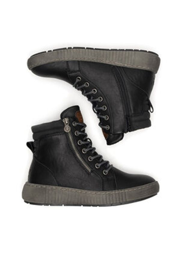 Go Soft Trzewiki WS5586-28 Czarny. Kolor: czarny. Materiał: skóra