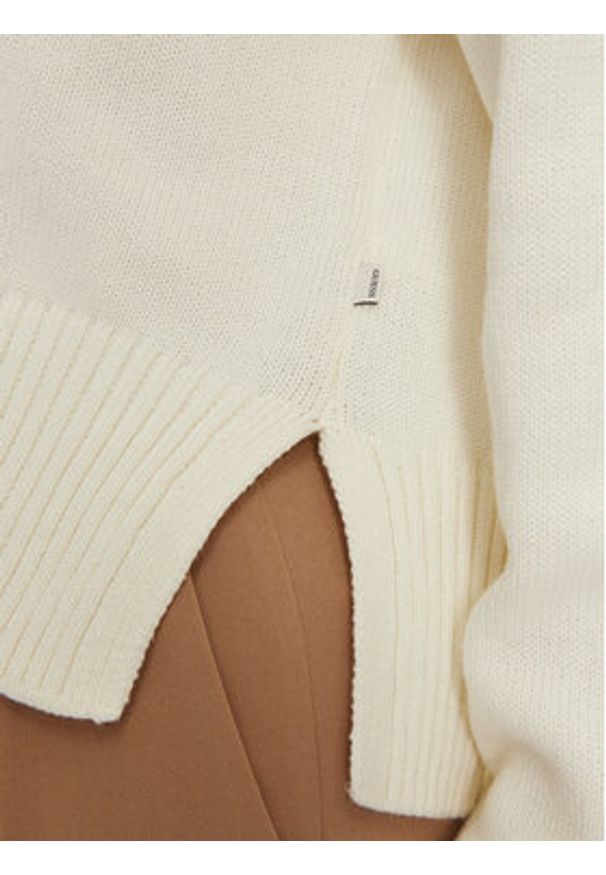 Guess Jeans Kardigan W4BR81 Z3HM1 Écru Regular Fit. Materiał: bawełna