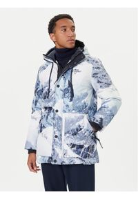 Guess Kurtka puchowa M5BL0O W3282 Niebieski Regular Fit. Kolor: niebieski. Materiał: syntetyk
