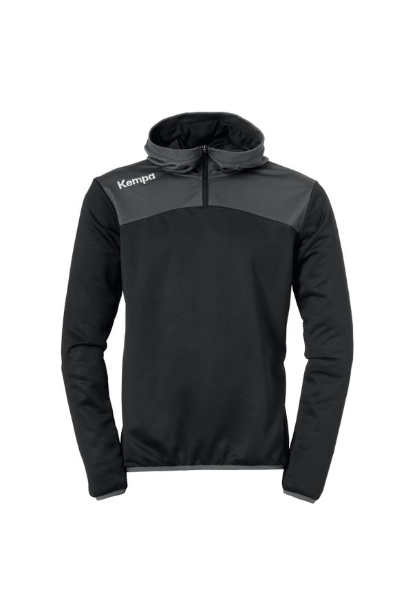 KEMPA - Bluza emotion 2.0 Kempa Quarter Zip. Kolor: czarny. Sport: piłka ręczna