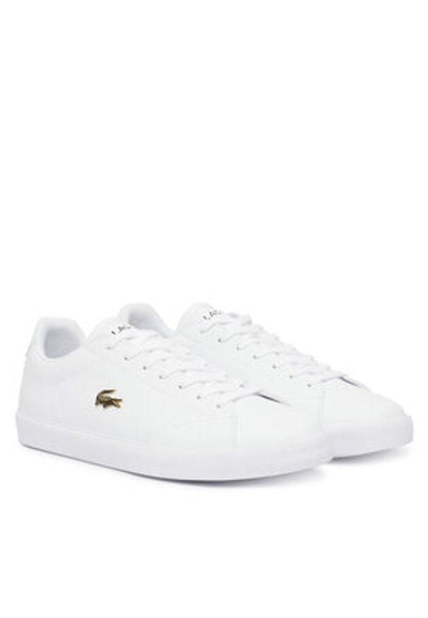 Lacoste Sneakersy Lerond Set 225 2 CMA 7 50CMA0016 Biały. Kolor: biały. Materiał: skóra