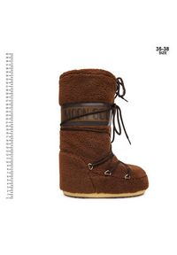 Moon Boot Śniegowce Mb Icon Fleece 80D1403080 Brązowy. Kolor: brązowy. Materiał: materiał #2