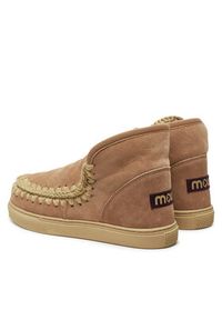 Mou Śniegowce Eskimo Sneaker FW111000A Beżowy. Kolor: beżowy. Materiał: skóra #2