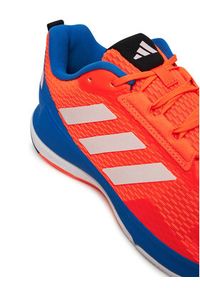 Adidas - adidas Buty halowe Novaflight 2 Indoor JP7272 Pomarańczowy. Kolor: pomarańczowy. Materiał: materiał #4