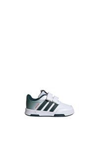 Adidas - Buty dla dzieci adidas Disney Myszka Mickey Tensaur. Zapięcie: pasek. Kolor: biały, wielokolorowy, zielony. Wzór: motyw z bajki
