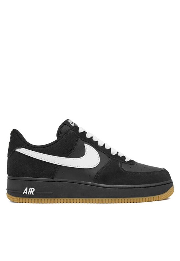 Nike Sneakersy Air Force 1 '07 LV8 IB6388 001 Czarny. Kolor: czarny. Materiał: zamsz, skóra. Model: Nike Air Force