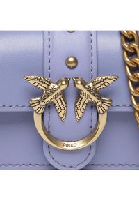 Pinko Torebka Love Micro Simply AI 22-23 PLTT 1P22XN Y5H7 Fioletowy. Kolor: fioletowy. Materiał: skórzane #5