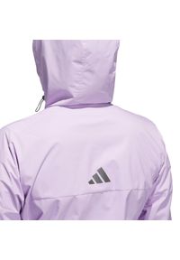 Adidas - Kurtka Provisional. Typ kołnierza: golf. Kolor: różowy. Materiał: materiał. Sport: golf #1