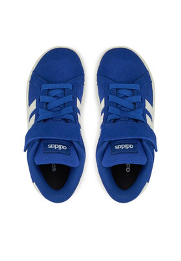 Adidas - adidas Sneakersy Grand Court 00s JH6180 Granatowy. Kolor: niebieski. Materiał: zamsz, skóra