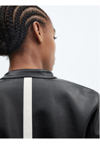 mango - Mango Kurtka z imitacji skóry Good 57095973 Czarny Regular Fit. Kolor: czarny. Materiał: skóra #7