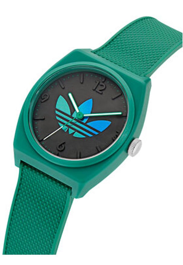 Adidas - adidas Zegarek Project Two GRFX AOST24552 Zielony. Kolor: zielony