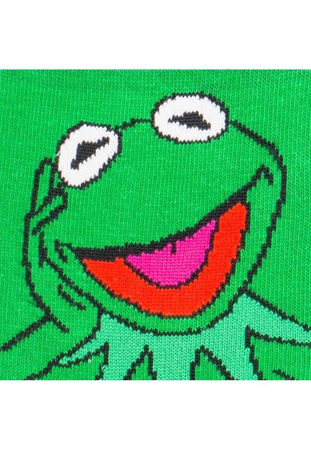 His Story - Skarpetki Bawełniane - Tematyczne - Zielone, Kermit. Kolor: zielony. Materiał: elastan, bawełna, poliamid