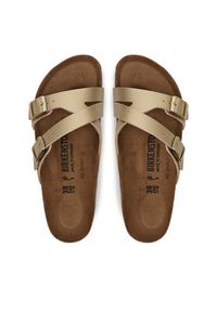 Birkenstock Klapki Yao Balance 1016685 Złoty. Kolor: złoty. Materiał: skóra #4