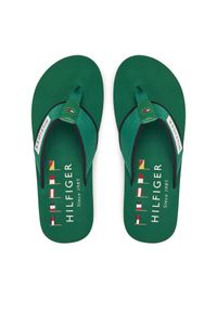 TOMMY HILFIGER - Japonki Tommy Hilfiger. Kolor: zielony