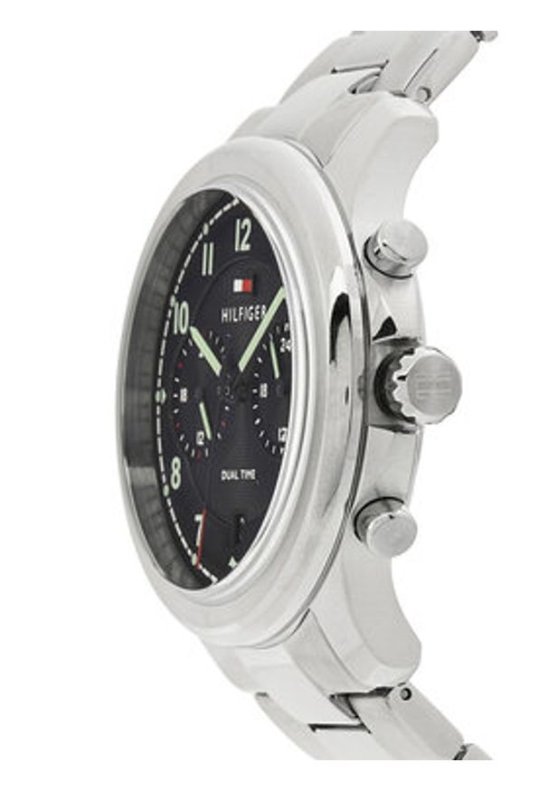 TOMMY HILFIGER - Tommy Hilfiger Zegarek Wesley 1710626 Srebrny. Kolor: srebrny