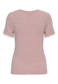 only - ONLY T-Shirt Tine 15315406 Czerwony Regular Fit. Kolor: czerwony. Materiał: wiskoza #7
