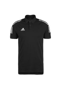 Adidas - Koszulka polo piłkarska męska adidas Condivo 20 Polo. Typ kołnierza: polo. Kolor: biały, wielokolorowy, czarny. Sport: piłka nożna