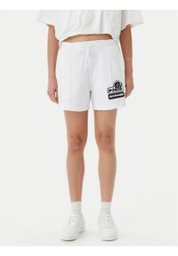 Pinko - PINKO Szorty sportowe Max Shorts Interlock Tecni 105271 A2MD Biały Regular Fit. Kolor: biały. Materiał: bawełna