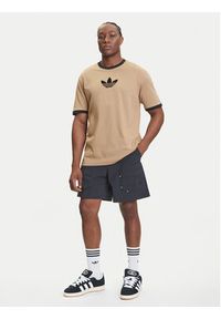 Adidas - adidas Szorty materiałowe Premium Essentials Utility Cargo JD2107 Czarny Loose Fit. Kolor: czarny. Materiał: syntetyk