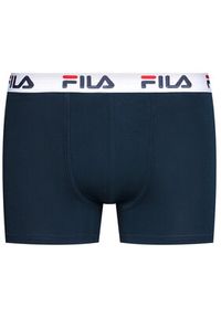 Fila Komplet 2 par bokserek FU5016/2 Granatowy. Kolor: niebieski. Materiał: bawełna #4