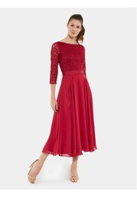 Swing Sukienka koktajlowa 77761710 Czerwony Regular Fit. Kolor: czerwony. Materiał: syntetyk. Styl: wizytowy