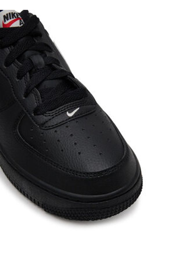 Nike Sneakersy Air Force 1 GS HV6359 Czarny. Kolor: czarny. Materiał: skóra. Model: Nike Air Force