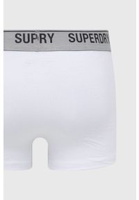 Superdry bokserki (3-pack) męskie kolor biały. Kolor: biały. Materiał: bawełna #4