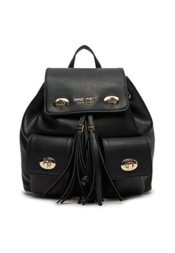 Nine West Plecak LDA7991 Czarny. Kolor: czarny. Materiał: materiał