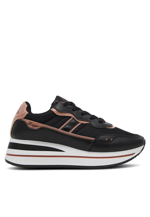 Kappa Sneakersy Logo Reely 351H2TW - A3L Czarny. Kolor: czarny. Materiał: materiał