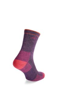 DARN TOUGH - Skarpety damskie Darn Tough Hiker Micro Crew Midweight with Cushion. Kolor: fioletowy