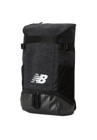 Plecak dla każdego New Balance BG23371GBK - czarny. Kolor: czarny. Materiał: poliester, materiał. Styl: casual, klasyczny, sportowy #1
