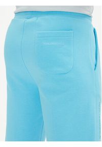 Karl Lagerfeld - KARL LAGERFELD Szorty sportowe 705014 552900 Błękitny Regular Fit. Kolor: niebieski. Materiał: bawełna. Styl: sportowy #4