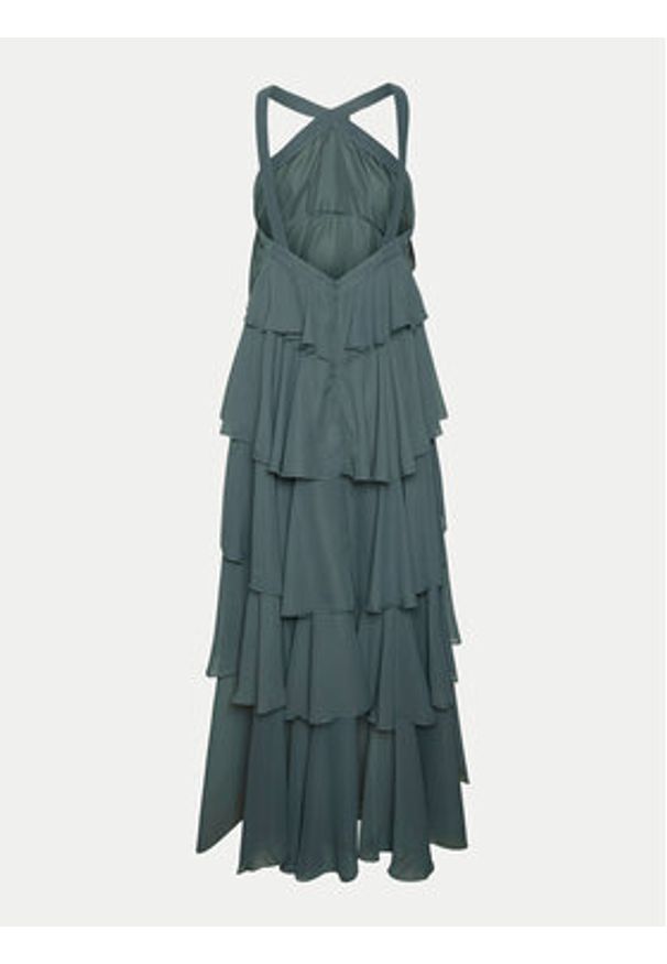 Vero Moda Sukienka wieczorowa Felicia 10295237 Zielony Slim Fit. Kolor: zielony. Materiał: syntetyk. Styl: wizytowy